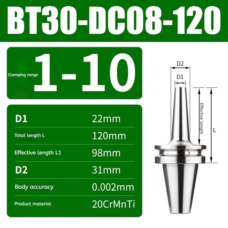 10045 BT30/BT40/BT50-DC high precision back-pull tool holder Shandong Denso Pricision Tools Co.,Ltd.